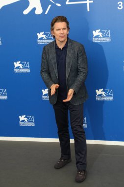  Ethan Hawke 31 Ağustos 2017 'de İtalya' da düzenlenen 74. Venedik Film Festivali 'nde