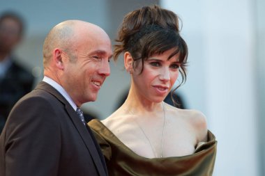 Sally Hawkins, Matthew Greenfield 31 Ağustos 2017 'de İtalya' da düzenlenen 74. Venedik Film Festivali 'nde