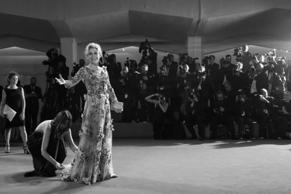 Jane Fonda Прем Єрі Our Souls Nigh Венеційський Кінофестиваль Італії — стокове фото