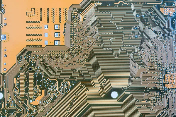 Circuito Stampato Verde Circuito Pcb Integrato Nella Tecnologia Hardware — Foto Stock