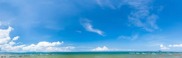 Aerial panoramic view of Pattaya Beach — Stock Photo, Image