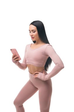 Pembe spor atış seksi esmer