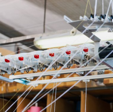 Bir örgü ekipman geri sarma otomatik çalışma alışveriş görünümü