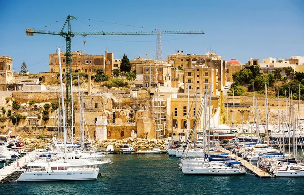 Triq Marina in Kalkara van Malta — Stockfoto