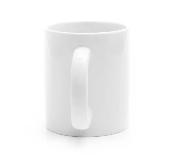 White cup on white — Stock Photo, Image