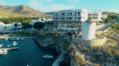 Paros adasının havadan görünüşü