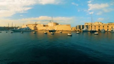 Fort St. Angelo görünümü Körfez