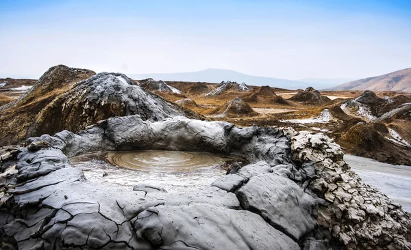 哥布斯坦泥火山 — 图库照片