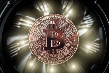 Bilgisayar fan arkaplanını soğutma üzerine Bitcoin