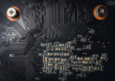 Bilgisayar, elektronik devre kartı arka plan