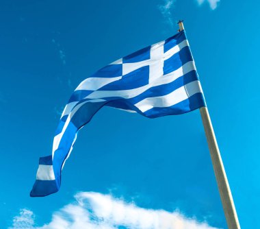 Yunanistan bayrağı bayrak direği