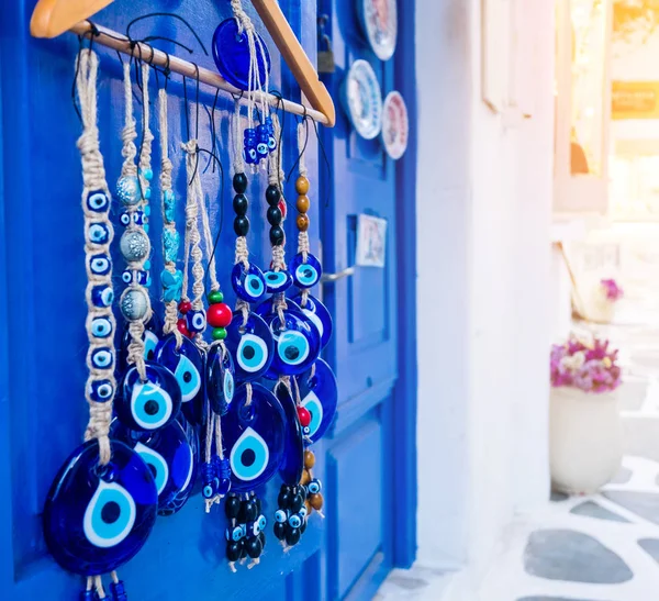 Hanger with amulets of Fatima eye — Stock Photo, Image