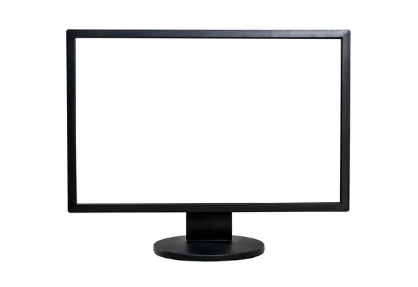 Monitor komputera na stole — Zdjęcie stockowe