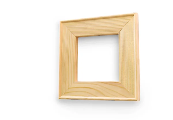 白の木製フレーム — ストック写真