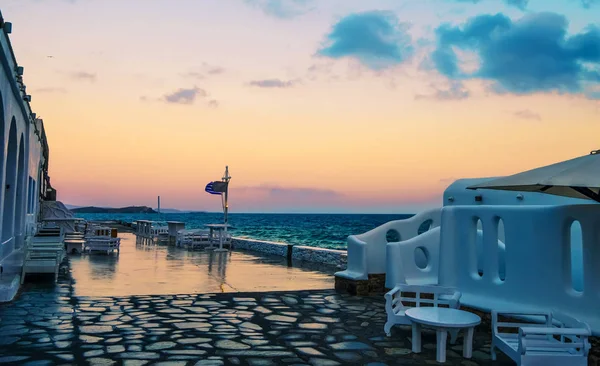 Frente al mar de Paros — Foto de Stock