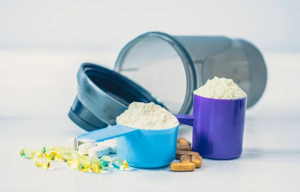 Sport food supplements — Stock Photo, Image