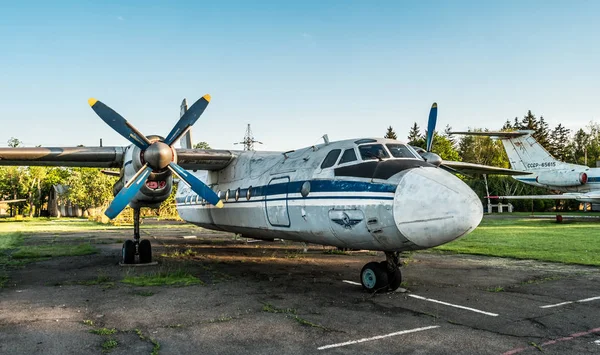 Aeroflot aviões exposição em Kryvyi Rih — Fotografia de Stock