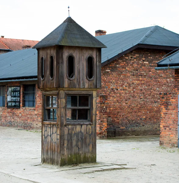 Campo de concentración de Auschwitz — Foto de Stock