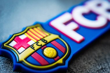Futbol Club Barcelona yakın çekim arması
