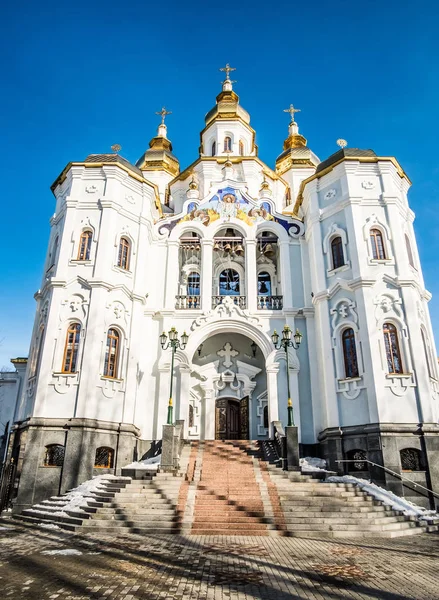 Біла Церква зі сходів у Харкові — стокове фото