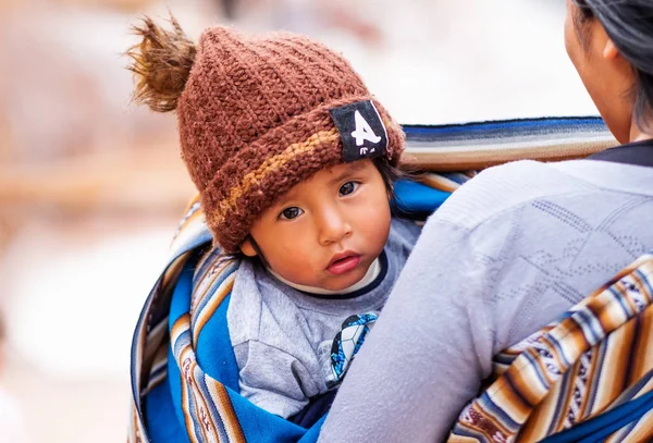 Schattig Peruaanse kind — Stockfoto
