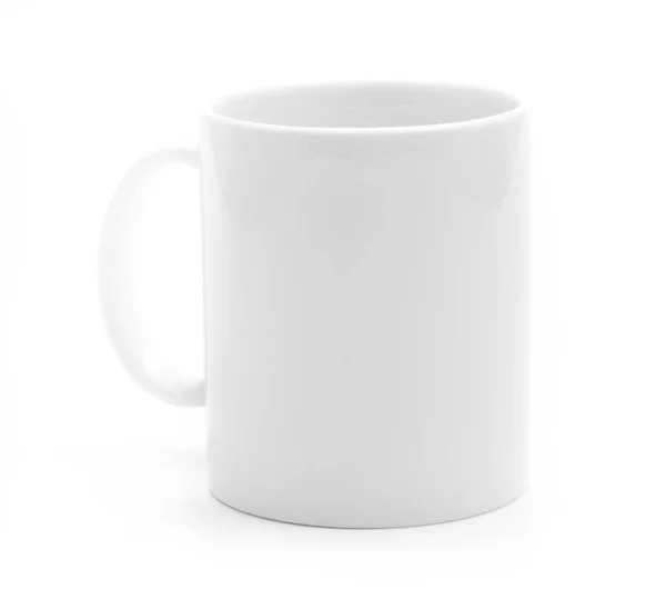 White cup on white — Stock Photo, Image