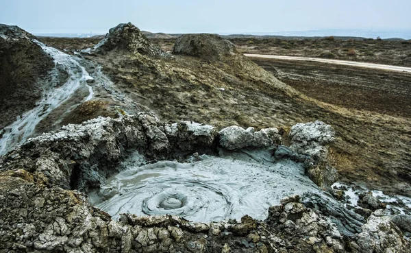 Gobustan 'ın çamur volkanları — Stok fotoğraf