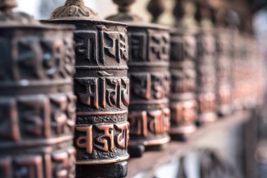 Dua tekerlek Budist tapınağı, Katmandu, Nepal