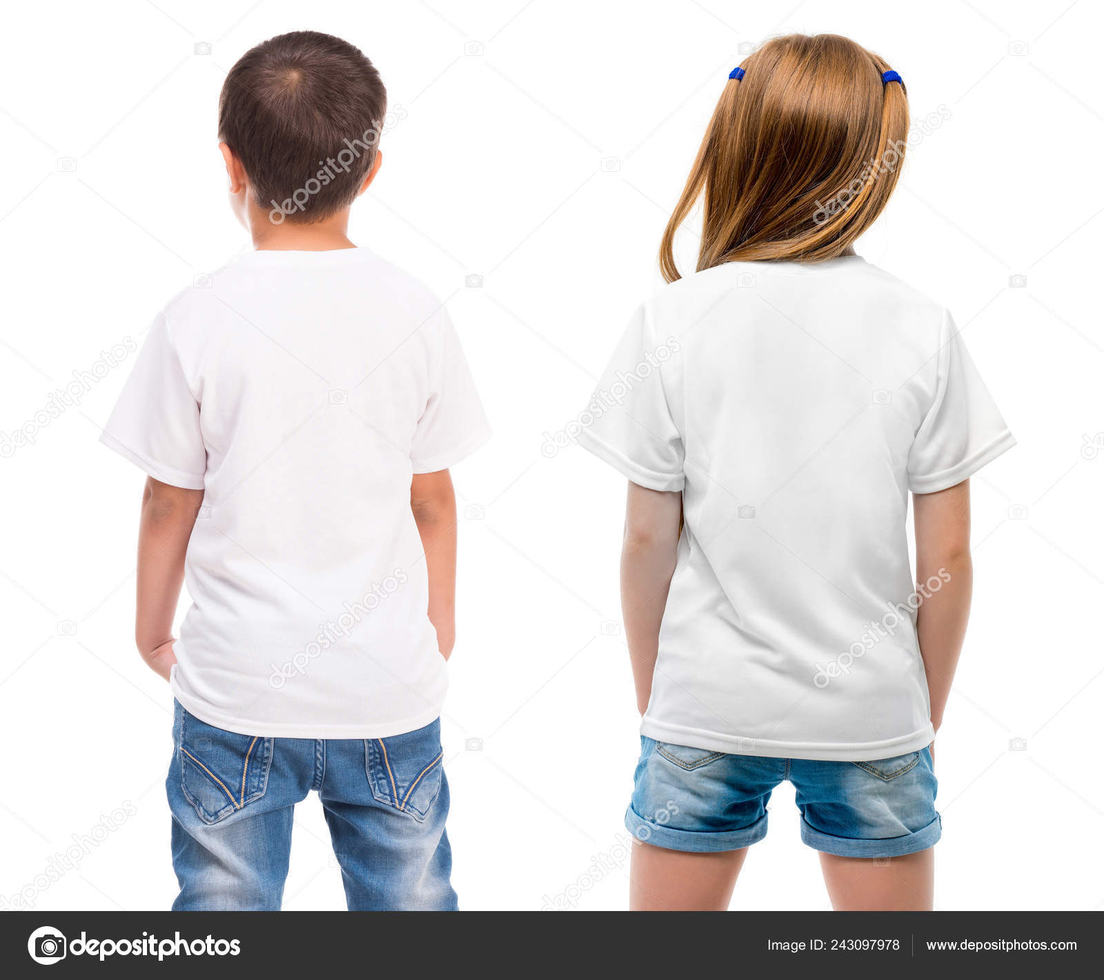 kids white t shirt