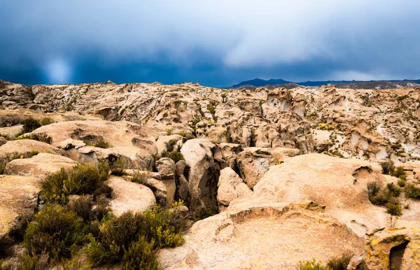 Bolivian mountains landscape — Stock Photo, Image