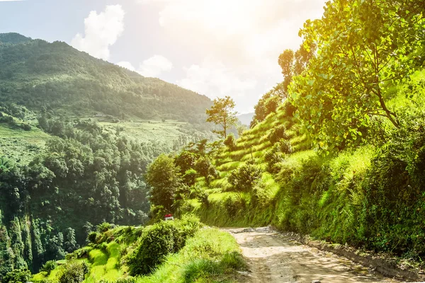 Природные пейзажи Гималаев Непала — стоковое фото