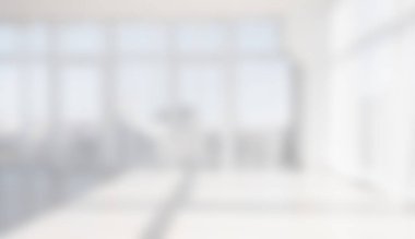 Bulanık beyaz boş ışık Oda