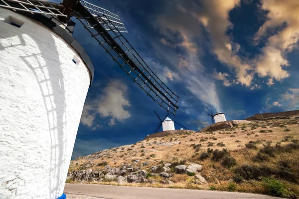 Mulini a vento a Consuegra — Foto Stock