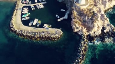 Paros adasının havadan görünüşü