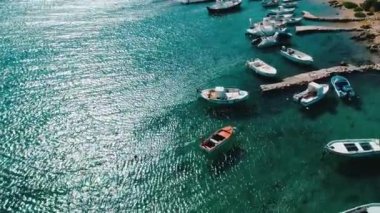 Paros adasının havadan görünüşü