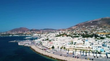 Paros adasının havadan görünüşü