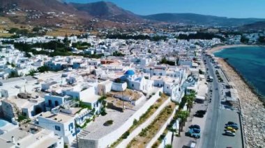 Paros adasının havadan görünüşü