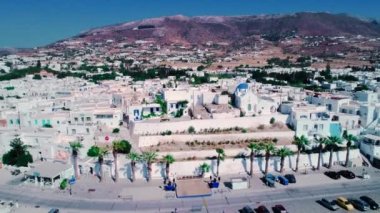 Paros adasının havadan görünüşü