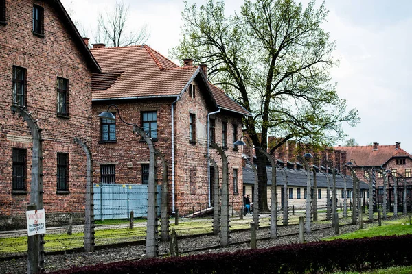 Obóz koncentracyjny Auschwitz — Zdjęcie stockowe