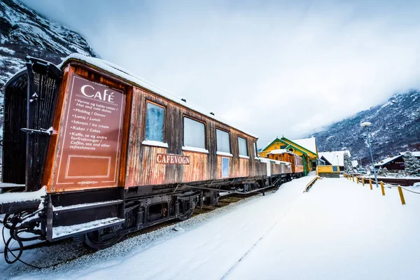 Flam railway in Noorwegen — Stockfoto