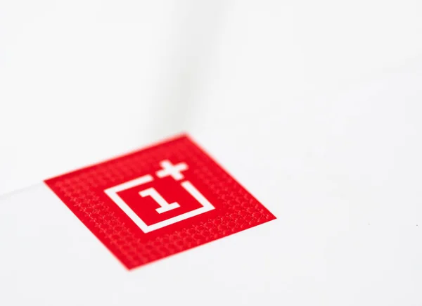 Logotipo Smartphone OnePlus 6 —  Fotos de Stock