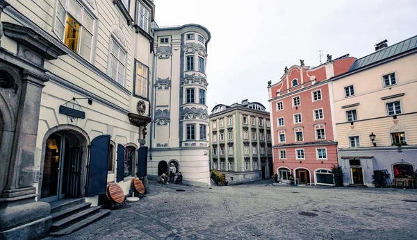 중심 도시 및 주변 건축물 — 스톡 사진