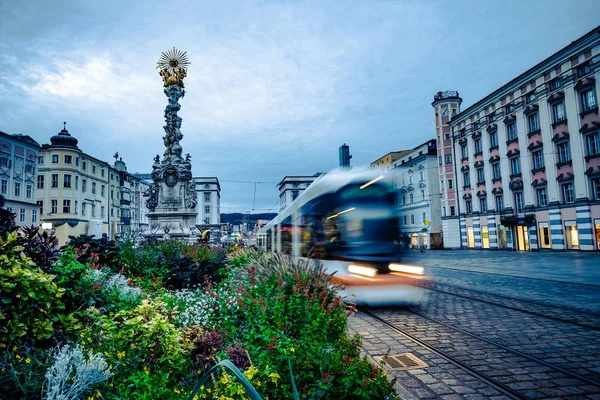 Trinity column in Linz, Oostenrijk — Stockfoto