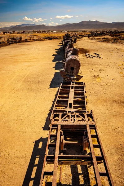 Rusty steam locomotives in Bolivia — Stock Photo, Image