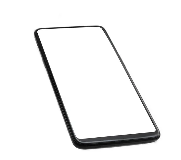 Smartphone con pantalla blanca —  Fotos de Stock