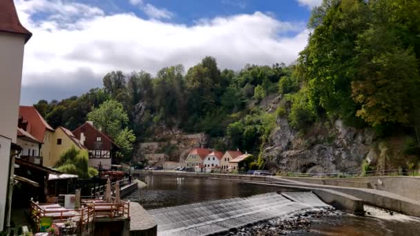 Krumlov centruma — Stock videók