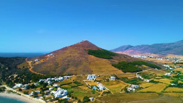 Vista aérea del paisaje — Vídeos de Stock