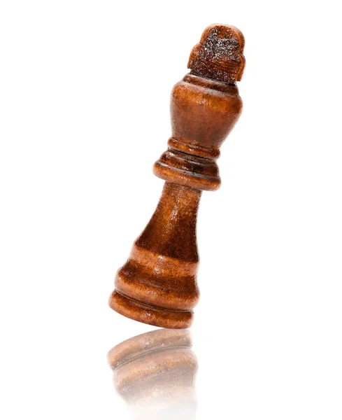 Black king chess piece — Stock Photo, Image