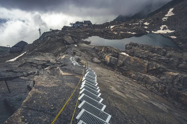Escalera en los Alpes — Foto de Stock