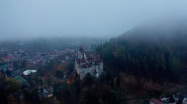 Bran Kalesi 'nin hava görüntüsü